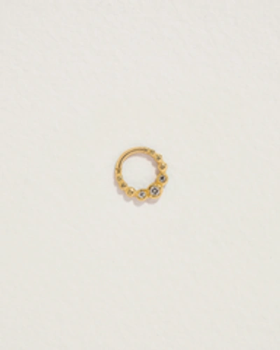 Piercing 6mm Molten Clicker In Gold