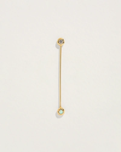 Piercing Straight Barbell In Gold