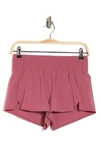 Z By Zella Interval Woven Run Shorts In Pink Deco