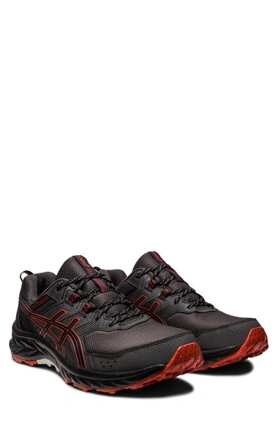 Asics Gel-venture 9 Running Shoe In Graphite Grey/ Spice Latte