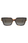Fendi Oversized F Square Acetate Sunglasses In Ivory