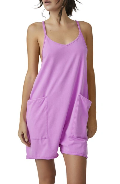 Fp Movement Hot Shot Romper In Neon Magenta