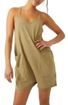 Fp Movement Hot Shot Romper In Green Tobacco