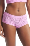 Hanky Panky Signature Lace Boyshorts In Drifting Horizon (pink)