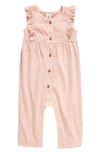 Nordstrom Babies' Ruffle Romper In Pink Chintz