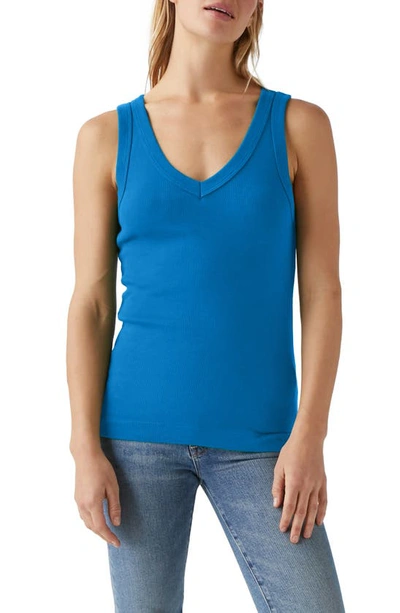 Michael Stars V Neck Tank In Pacific