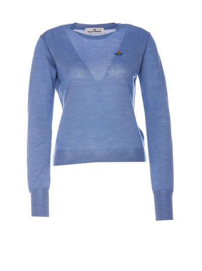 Vivienne Westwood Sweater  Woman Color Blue In Blue