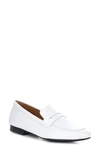 Bos. & Co. Jena Penny Loafer In White Duma Patent
