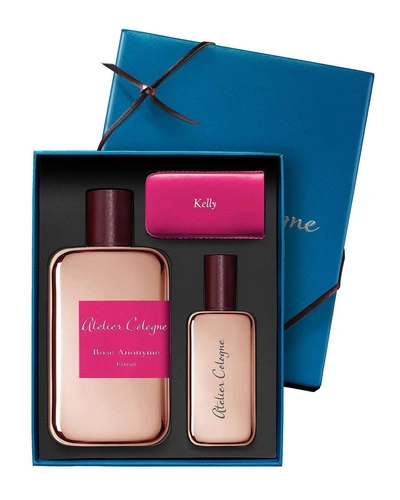 Atelier Cologne Rose Anonyme Extrait Cologne Absolue, 200 ml With Personalized Travel Spray, 30 ml In Blue Grey