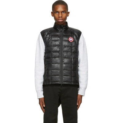 Canada Goose Hybridge Feather-down Padded Gilet In Black
