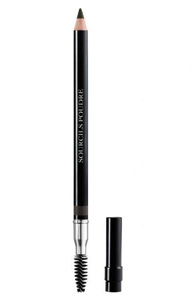 Dior Women's Powder Eyebrow Pencil With Brush & Sharpener In 093 Black