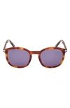 Tom Ford Jayson 52mm Polarized Square Sunglasses In Multi