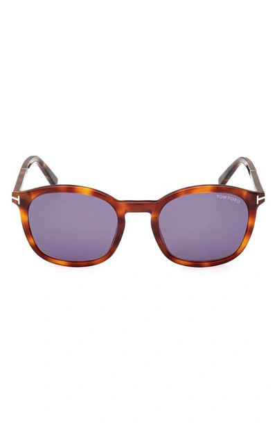 Tom Ford Jayson 52mm Polarized Square Sunglasses In Multi