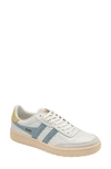 Gola Falcon Sneaker In White/ Iceberg/ Lemon