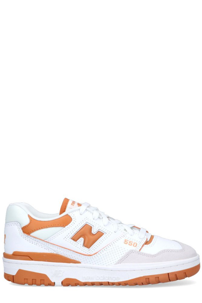New Balance Bb550 Low-top Leather Sneakers In White
