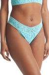 Hanky Panky Original Rise Thong In Aquatic Blue