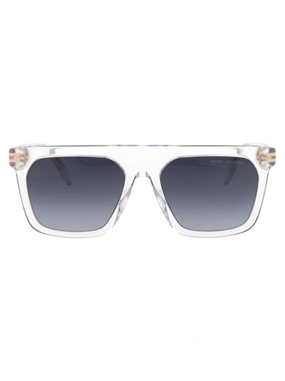 Marc Jacobs Marc Square-frame Sunglasses In 9009o Cristallo
