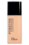 Dior Skin Forever Undercover 24-hour Full Coverage Liquid Foundation In 023 Peach - Light: Warm Peach Undertone