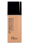 Dior Skin Forever Undercover 24-hour Full Coverage Liquid Foundation In 041 Ochre - Medium: Warm Yellow Undertone