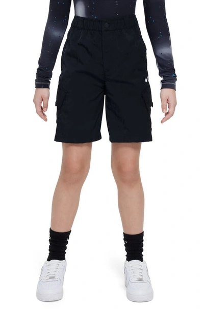 Nike Kids' Outdoor Play Cargo Shorts In Black