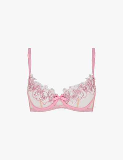 Agent Provocateur Lindie Balconette Bra In Pink