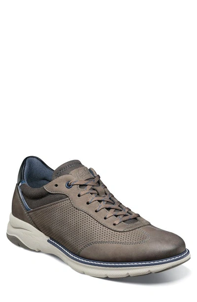 Florsheim Frenzi T-toe Oxford Trainer In Grey