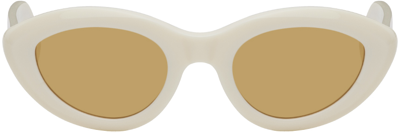 Retrosuperfuture White Cocca Sunglasses In Brown