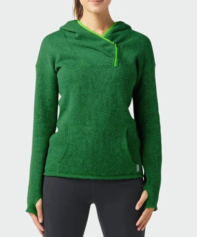 Stio Women's Sweetwater Fleece Hoodie In Wild Lettuce Heather In Multi