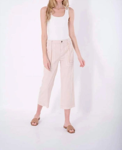 Marrakech Tori Solid Crop Wide Pant In Blossom In Pink