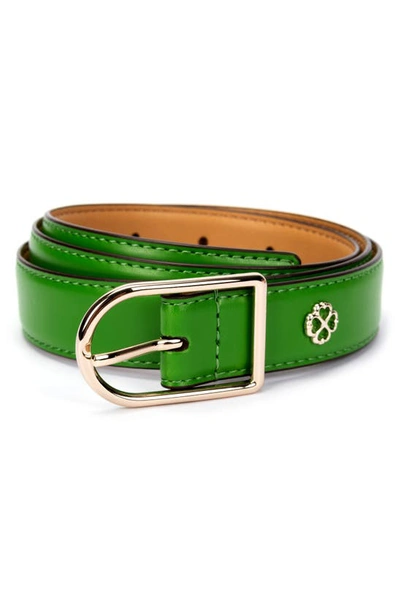 Kate Spade Leather Belt In  Green
