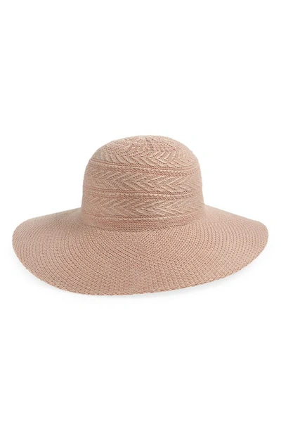 Treasure & Bond Packable Knit Floppy Hat In Pink