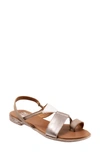 Bueno Yuki Toe Loop Sandal In Grey Multi