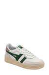 Gola Topspin Sneaker In White/ Evergreen/ Pastel Pink