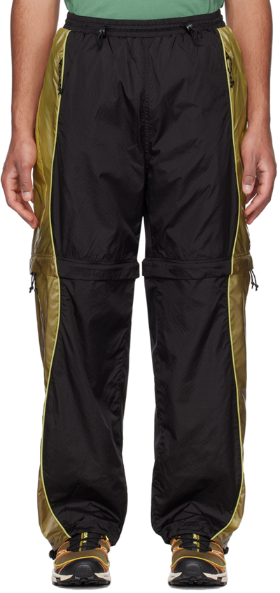Brain Dead Thermo Heat Zip Off Running Pant In Red