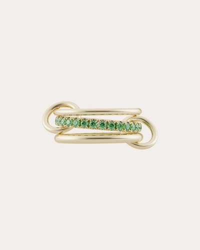 Spinelli Kilcollin 18k Yellow Gold Petunia Emerald Ring