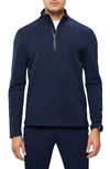 Cuts Corcorde Quarter-zip Pullover In Pacific Blue