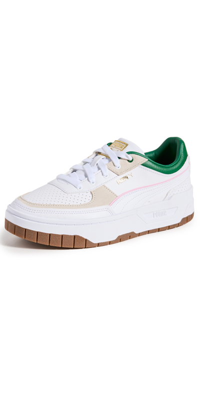 Puma Cali Dream Preppy Platform Sneaker In White