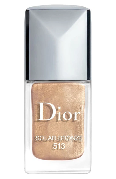 Dior Vernis Gel Shine & Long Wear Nail Lacquer In 513 Solar Bronze