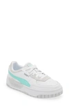 Puma Cali Dream Platform Sneaker In White/feather Grey/mint