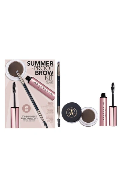 Anastasia Beverly Hills Summer-proof Brow Kit $48 Value In Medium Brown