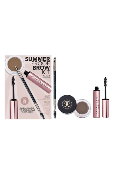 Anastasia Beverly Hills Summer-proof Brow Kit (limited Edition) Usd $48 Value In Taupe