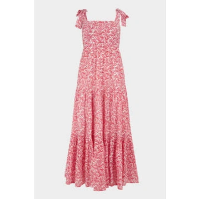 Aspiga Coral Tabitha Maxi Dress In Pink