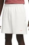 Nike Men's Solo Swoosh French Terry Shorts In Grey