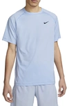 Nike Men's Ready Dri-fit Short-sleeve Fitness Top In Blue