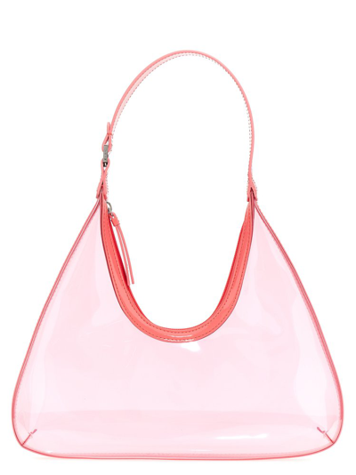 By Far Zipped Amber Shoulder Bag In Pink