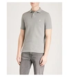 Polo Ralph Lauren Slim-fit Cotton-piqué Polo Shirt In Perfect Grey/sp18