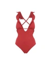 Eberjey One-piece Swimsuits In Maroon