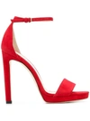 Jimmy Choo Misty Platform Sandal In Red Suede