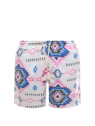 Mc2 Saint Barth Swim Trunks In Multicolor