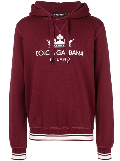 Dolce & Gabbana Logo Print Hoodie